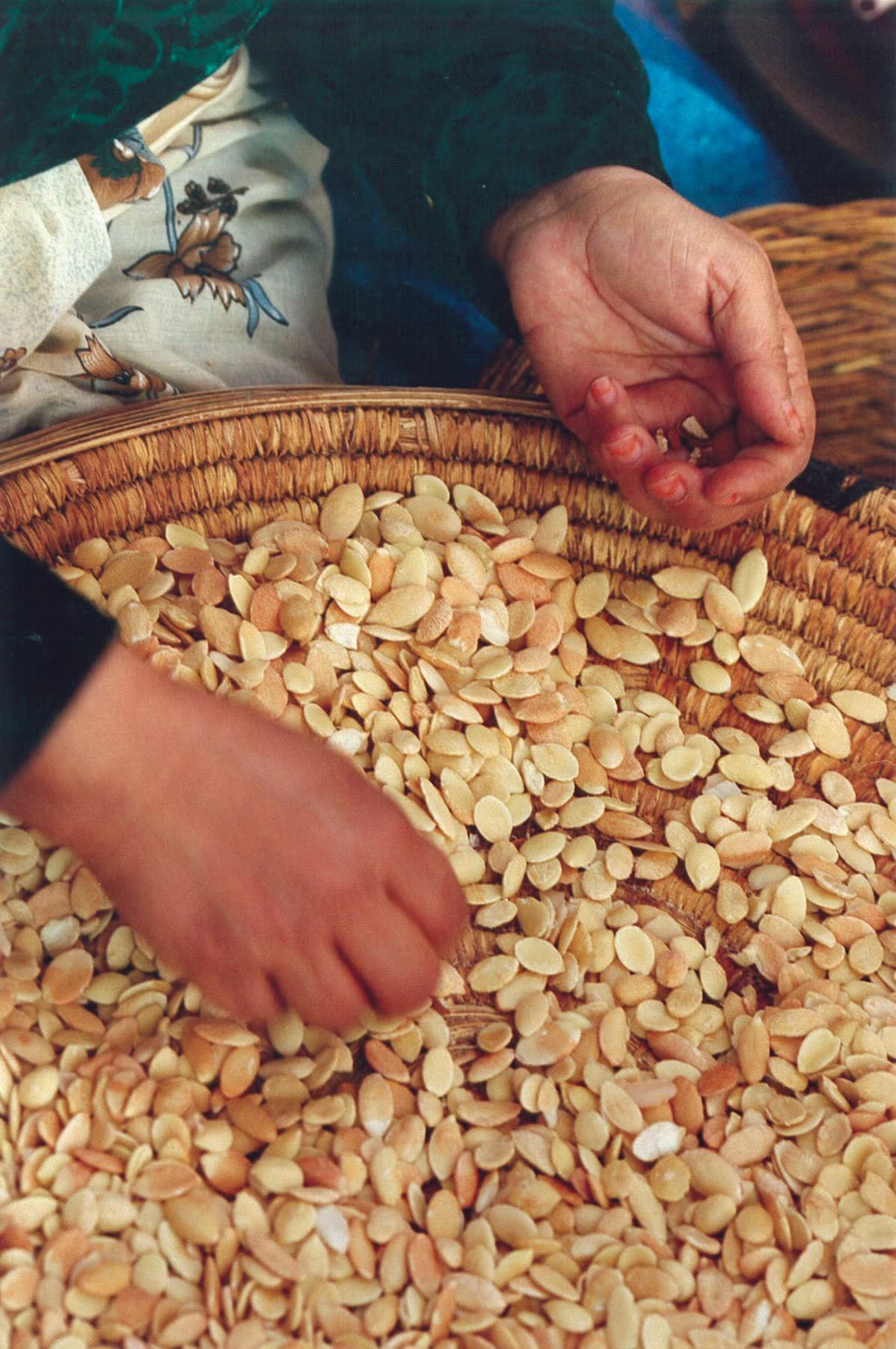 Moroccan artisan at work